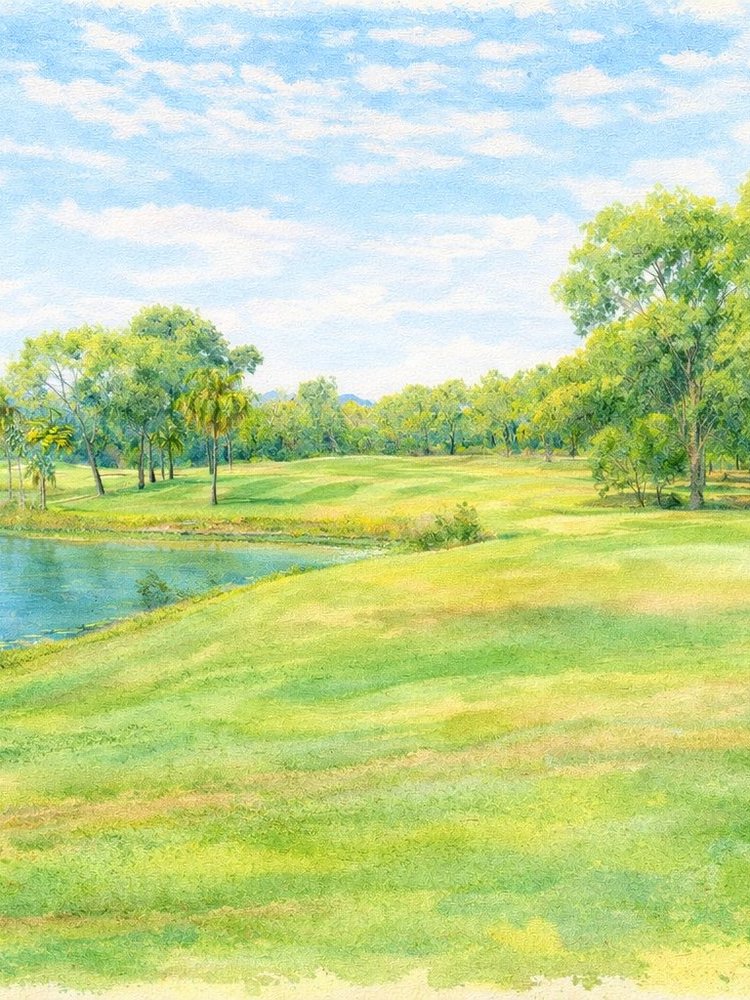 Loose Watercolour style example