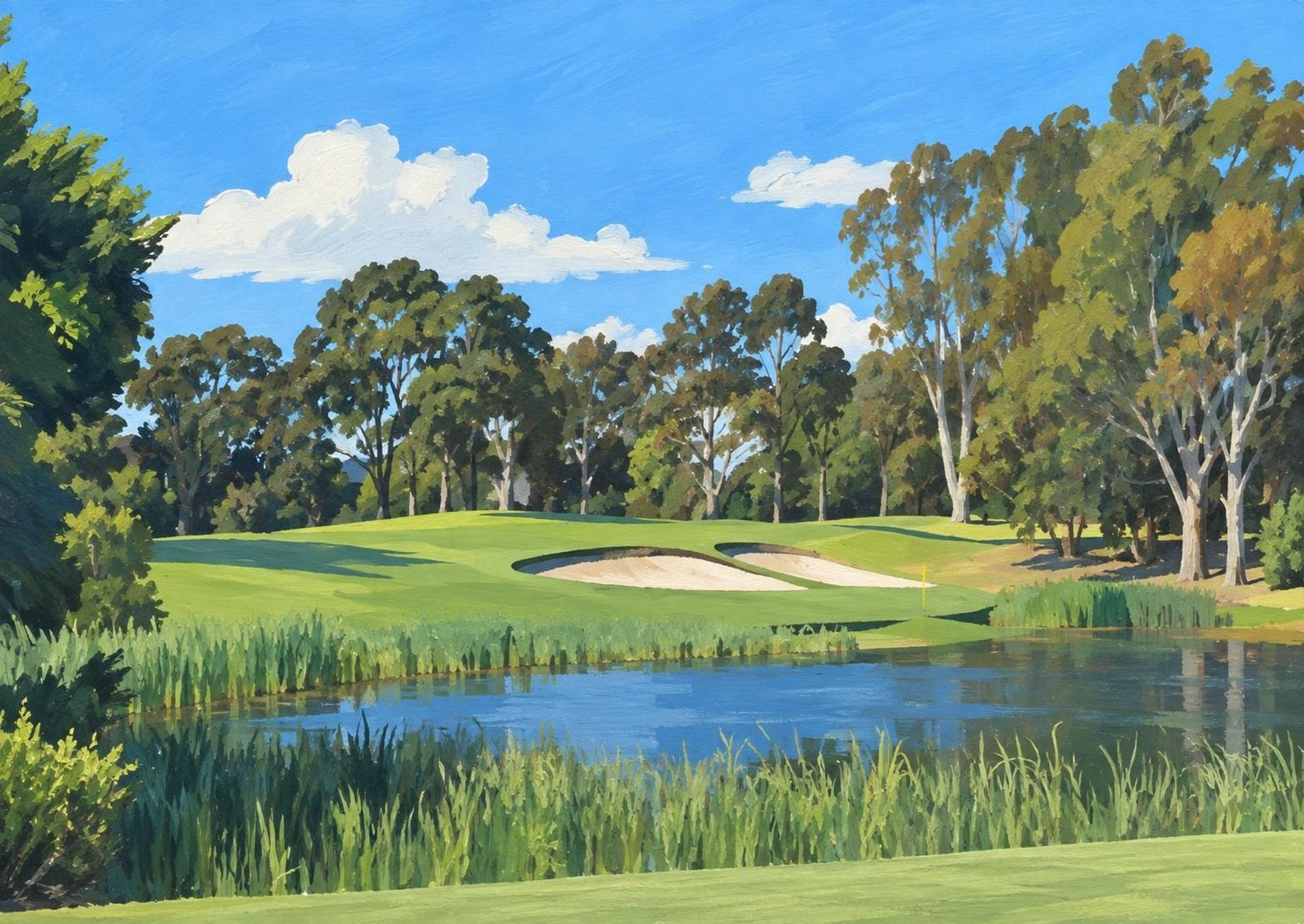 Contemporary Gouache style example