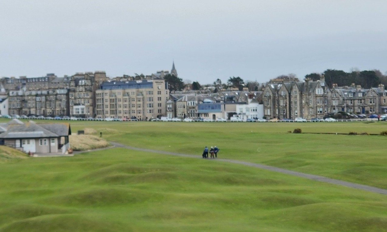 Original photo of the links at St Andrews